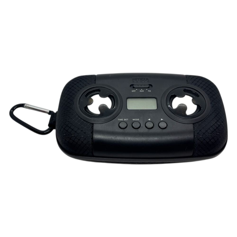 HMDX Audio Radio Speaker Portable Speaker w/ Storage Case for MP3 iPOD Aux Jack